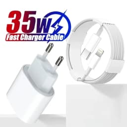 35w PD Fast Charger for iPhone 13 Pro 14 Plus 11 12 mini XS Max XR X for iPad Air Quick Charging Cable C-C Power Adapter