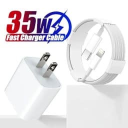 35w PD Fast Charger for iPhone 13 Pro 14 Plus 11 12 mini XS Max XR X for iPad Air Quick Charging Cable C-C Power Adapter