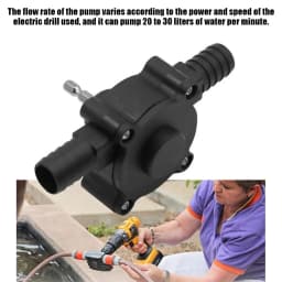 Electric Drill Pump Diesel Oil Fluid Water Pump Home Garden Outdoor Tool Portable Mini Hand Self-priming Liquid Transfer Pumps