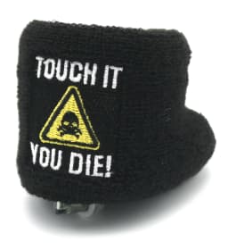 Motorcycle Front Fluid Oil Brake / Clutch Reservoir Cover Sock