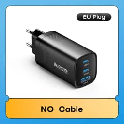 ASOMETECH GaN USB Type C Charger 65W 45W PPS PD QC4.0 Quick Charger For Macbook Laptop IPAD Tablet iPhone 16 Samsung S23 Ultra