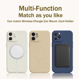 For Magsafe Magnetic Wireless Charge Case for IPhone 15 16 14 13 12 11 Pro Max Mini XR XS Plus Soft Liquid Silicone Strap Cover