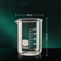 50/100/150/250/500/1000ml High Borosilicate Glass Measuring Cup Clear Scale Cup Laboratory Beaker Kitchen Baking Measuring Cup