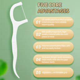 1000/600/300/150PCS - Ultra fine dental floss stick - Clean the gaps between teeth with one piece - Oral care tool