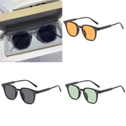 New Vintage Square Sunglasses Women Men Luxury Brand Small Round Sun Glasses Female Small Eyewear Sunglasses for Male Female