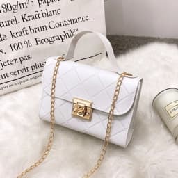Minimalist Pu Leather Chain Shoulder Bag High-capacity Underarm Handbag Single Shoulder Bag Tote Bags Female Crossbody Bag