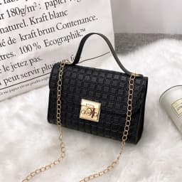 Minimalist Pu Leather Chain Shoulder Bag High-capacity Underarm Handbag Single Shoulder Bag Tote Bags Female Crossbody Bag