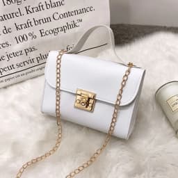 Minimalist Pu Leather Chain Shoulder Bag High-capacity Underarm Handbag Single Shoulder Bag Tote Bags Female Crossbody Bag