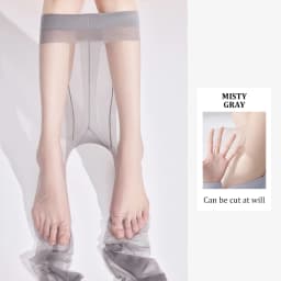 Kave Sexy 0d Ultra Thin Grey T-crotch Invisible Stockings Women Anti-snagging Silk Durable High Translucent Sexy Pantyhose