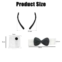 1-20Pcs Bunny Ears Set Hair Bands Rabbit Girl Headbands Hair Accessories Easter Party Halloween Prom Headbands Halloween Bow Tie