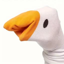 1/6 Pairs Cartoon Women Socks Fashionable And Versatile Cute Design Funny Goose Breathable Soft Comfortable Women Casual Socks