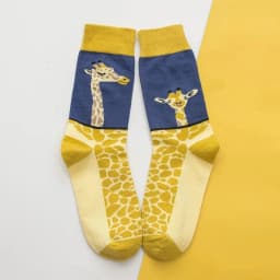 1/6 Pairs Cartoon Women Socks Fashionable And Versatile Cute Design Funny Goose Breathable Soft Comfortable Women Casual Socks