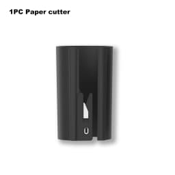 HORN Sliding Wrapping Paper Cutter - Easy-Glide Gift Wrap Trimmer for Christmas & Birthdays, Durable ABS,, Orange/Black