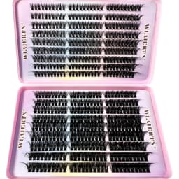 Faux Mink Eyelashes 540Cluster C Curled 9-16mm Mixed Natural Eyelash Extension 3D Russian Strip Personal Eyelash Makeup Tool