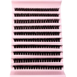 Faux Mink Eyelashes 540Cluster C Curled 9-16mm Mixed Natural Eyelash Extension 3D Russian Strip Personal Eyelash Makeup Tool