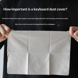 Microfiber Keyboard Dust Cover for MacBook Pro 15-16 inch Air 15 Dustproof Protective Cloth Ultra Thin Waterproof Keyboard Prote