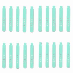 20/12/4PCS Cable Ties Cord Organizer Management Silicone Wire Holder Straps Zip Clips Reusable Tie Wraps Keeperwinder Rubber