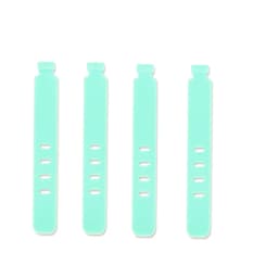 20/12/4PCS Cable Ties Cord Organizer Management Silicone Wire Holder Straps Zip Clips Reusable Tie Wraps Keeperwinder Rubber