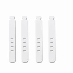 20/12/4PCS Cable Ties Cord Organizer Management Silicone Wire Holder Straps Zip Clips Reusable Tie Wraps Keeperwinder Rubber