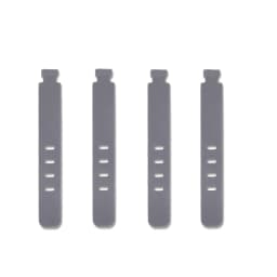 20/12/4PCS Cable Ties Cord Organizer Management Silicone Wire Holder Straps Zip Clips Reusable Tie Wraps Keeperwinder Rubber
