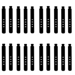 20/12/4PCS Cable Ties Cord Organizer Management Silicone Wire Holder Straps Zip Clips Reusable Tie Wraps Keeperwinder Rubber