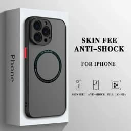 Armor Magnetic for Magsafe Wireless Charge Case On for iPhone 16 15 14 13 11 12 Pro Max 13 Mini 14 Plus Cover Funda