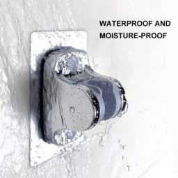 Universal Showerhead Holder Bracket Wall Mounted Punch Free Household Adjustable Shower Self Adhesive Bathroom Accessories