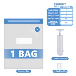 3D Printer Filament Vacuum Bag with USB Rechargeable Electric Air Pump, Vacuum Sealing for PLA ABS PETG Filament Storage