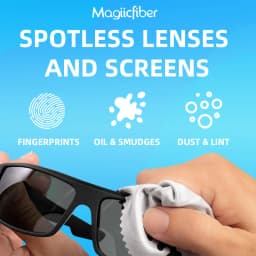 MagiicFiber Microfiber Cleaning Cloths, High Density Non-Streaking Wipes, Soft and Efficient Premium Cleaning Cloths