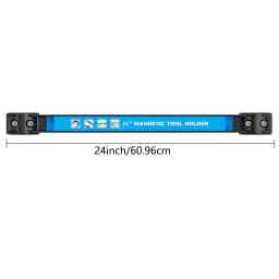8,12,18,24inch Magnetic Tool Holder Heavy Duty Tool Bar,Space Saving Metal Organizer Rack Tool for Workshop Garage Home