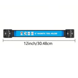 8,12,18,24inch Magnetic Tool Holder Heavy Duty Tool Bar,Space Saving Metal Organizer Rack Tool for Workshop Garage Home