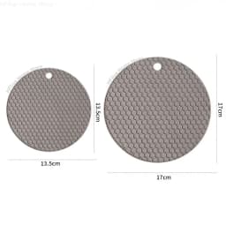 Table Mat Tool Multifunctional Kitchen Silicone Tableware Mat, Round Anti Slip Coffee Cup Coaster, Pot Holder