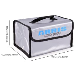 Lipo Guard Safety Bag Fireproof Explosion-Proof Portable Lipo Safety Bag for RC FPV Racing Drone Car Battery Safe