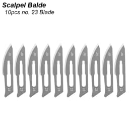 Stationery Knife Scalpel Blade 11 23 Surgical Handle Set Professional Cutter Craft Carbon Steel Metal Box Open DIY Multi Tool