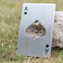Stainless Steel Spades A Winemaker Bottle Opener Playing Cards Bottle Opener Credit Card Beer Bottle Opener