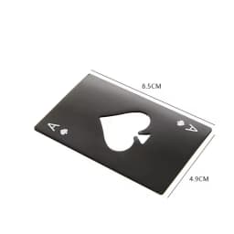 Stainless Steel Spades A Winemaker Bottle Opener Playing Cards Bottle Opener Credit Card Beer Bottle Opener