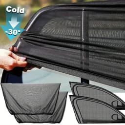 2 or 4pcs screen window set premium window sunshade breathable mosquito net for front and rear windows, UV protection Accessorie
