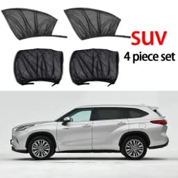 2 or 4pcs screen window set premium window sunshade breathable mosquito net for front and rear windows, UV protection Accessorie