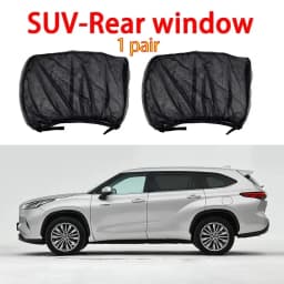 2 or 4pcs screen window set premium window sunshade breathable mosquito net for front and rear windows, UV protection Accessorie