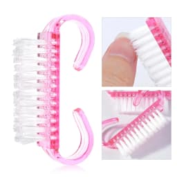 50/1pcs Plastic Nail Art Brushes Mix Color Nail Hand Scrubbing Cleaning Brush Dust Cleaner Nail Art Manicure Soft Remover Tools