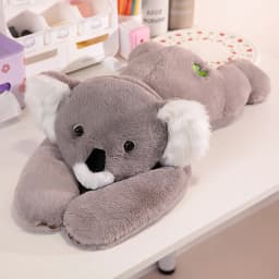 50/60/65cm Long Arm Stuffed Animal Arm Weighted Soft Plush Pillow Raccoon Koala Bear Sloth Dinosaur Gift for Boys and Girls