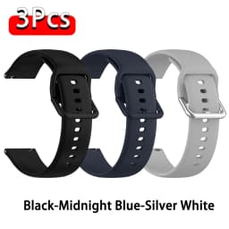 Strap For Amazfit Bip Max/6 5/balance 3 2/Active Max/2/GTS 4 Series Silicone Correa Bracelet 20mm/22mm Quick Release Watch Band