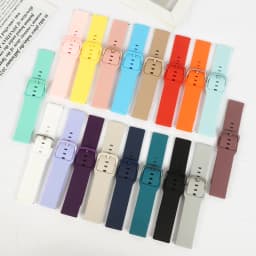 Strap For Amazfit Bip Max/6 5/balance 3 2/Active Max/2/GTS 4 Series Silicone Correa Bracelet 20mm/22mm Quick Release Watch Band