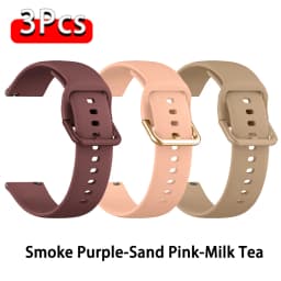 Strap For Amazfit Bip Max/6 5/balance 3 2/Active Max/2/GTS 4 Series Silicone Correa Bracelet 20mm/22mm Quick Release Watch Band