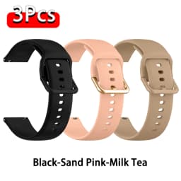 Strap For Amazfit Bip Max/6 5/balance 3 2/Active Max/2/GTS 4 Series Silicone Correa Bracelet 20mm/22mm Quick Release Watch Band