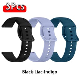 Strap For Amazfit Bip Max/6 5/balance 3 2/Active Max/2/GTS 4 Series Silicone Correa Bracelet 20mm/22mm Quick Release Watch Band