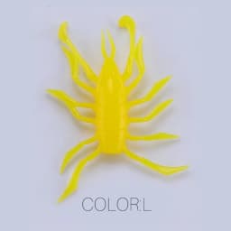 2023 Supercontinent 12Pcs/lot water spider Silicone Lures Worm 38mm/1.42g Fishing Lures Attractive Shrimp odor salt Wobbler