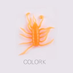 2023 Supercontinent 12Pcs/lot water spider Silicone Lures Worm 38mm/1.42g Fishing Lures Attractive Shrimp odor salt Wobbler