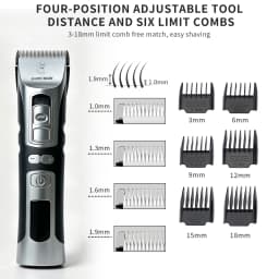 High Power Smart Dog Clippers Grooming Trimmer Pet Haircut Machine for Dogs Grooming Cutter Rechargeable Detachable Blade