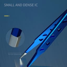 MECHANIC AAC-14 Hollow Heat-Dissipating Tweezers Lengthened Thickened High Hardness Tweezers For Mobile Phone Repair Tweezer